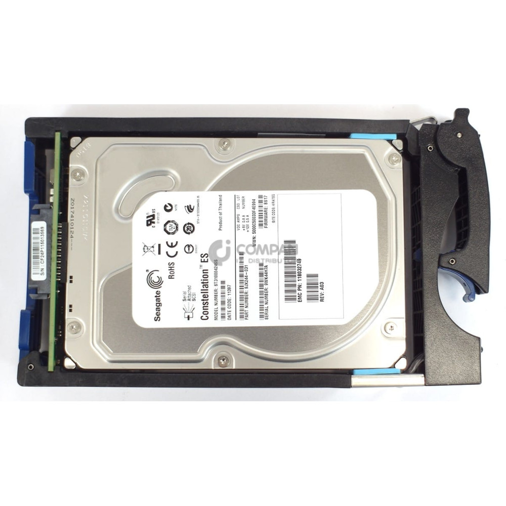 005049407 EMC HDD 1TB 7.2K SAS 6G 3.5" LFF HOT-SWAP FOR VNX5500 5700